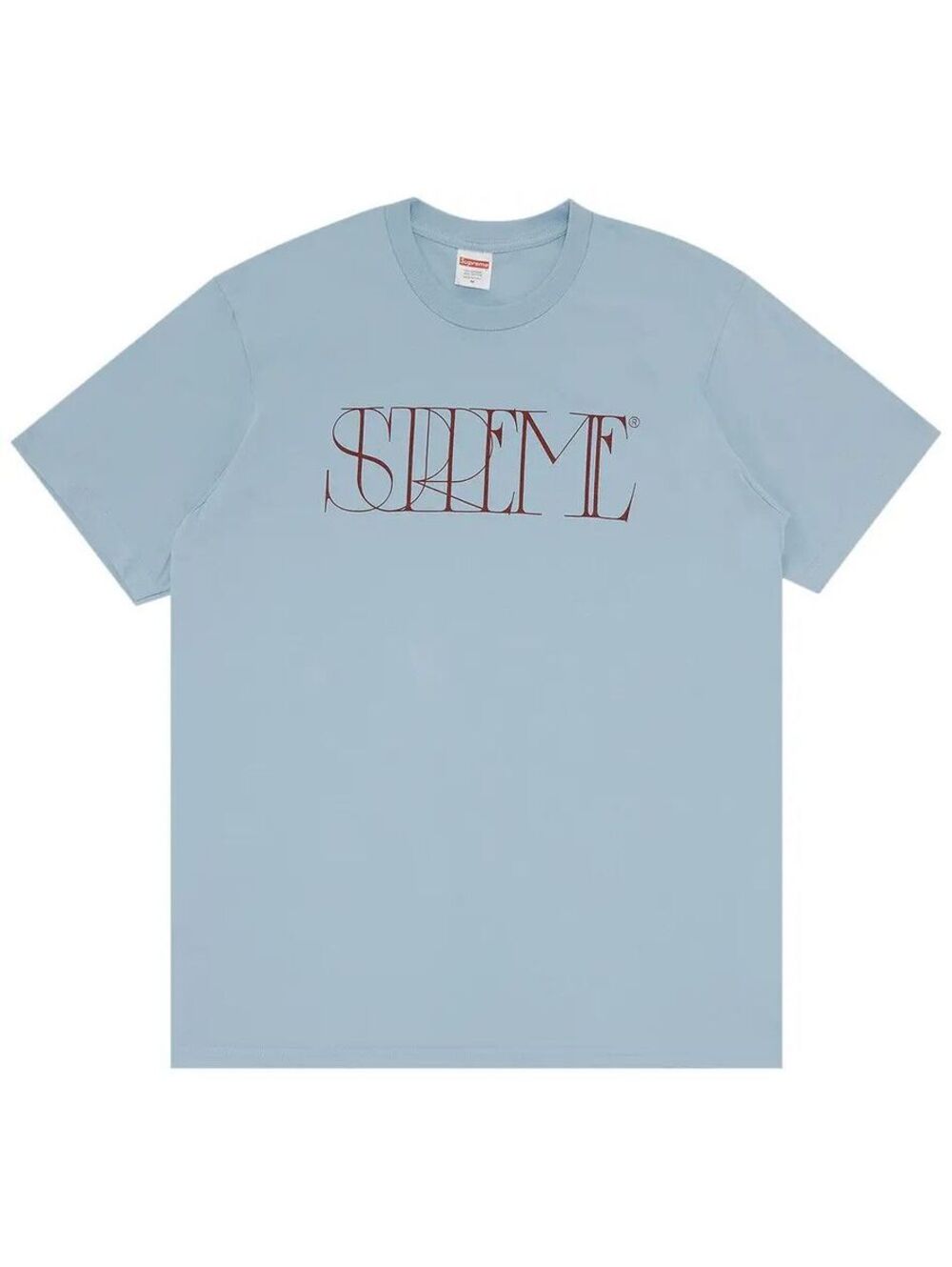 Supreme Trademark Tee Dusty Blue • M